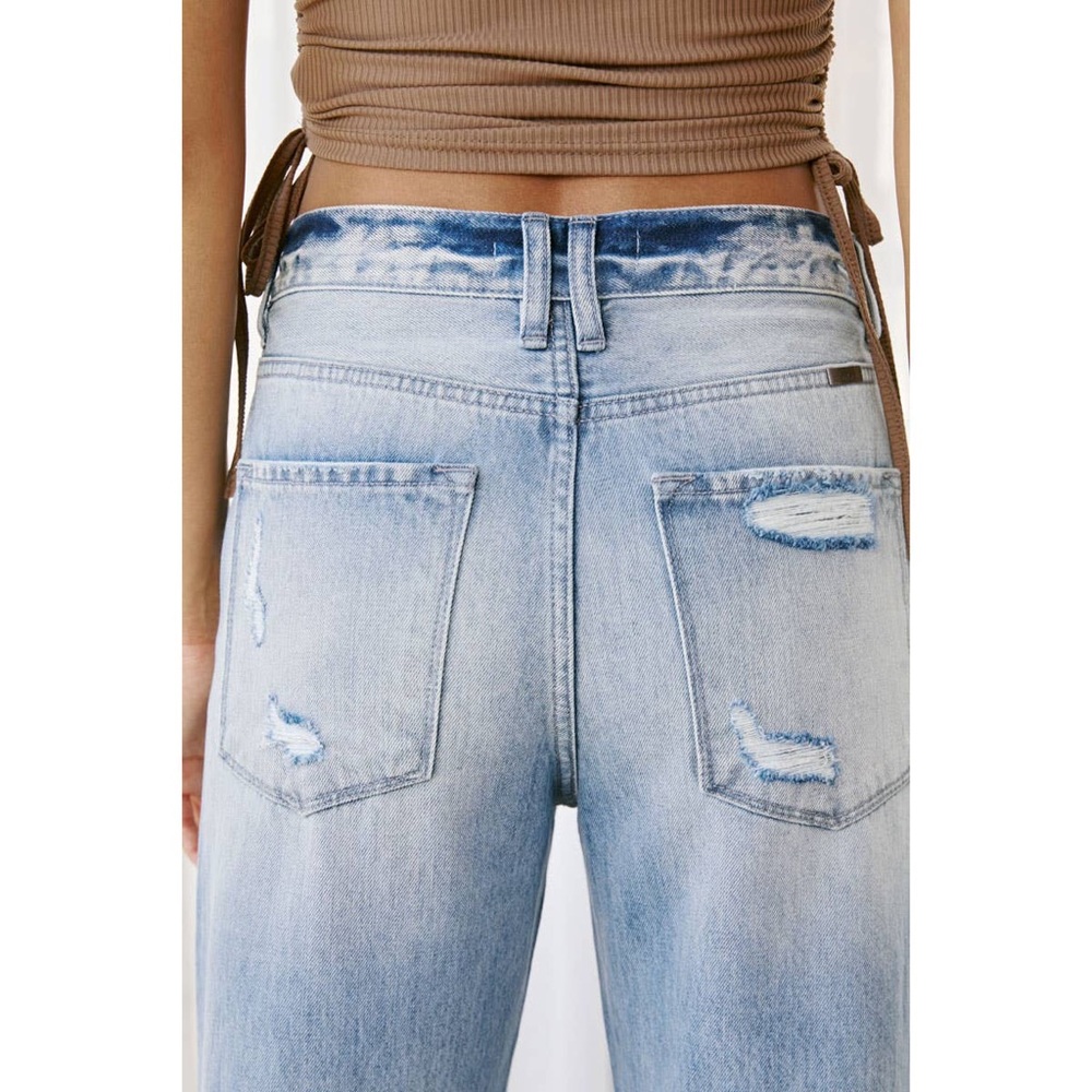 PRICE DROP Ruby 90’s Ultra High Rise Exposed Button Flare Jeans - Picture 8 of 10